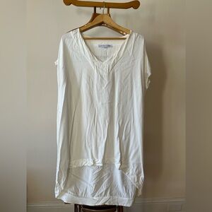White tunic dress